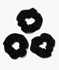 GEMO Chouchous pour les cheveux femme (lot de 3) noir standard