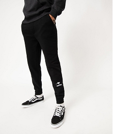 GEMO Pantalon de jogging en molleton doux homme - Roadsign noir standard