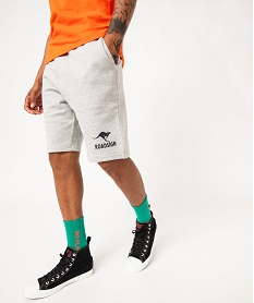 GEMO Bermuda en molleton doux homme - Roadsign gris standard