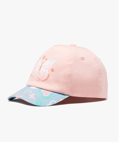 casquette imprimee a bride elastique fille roseJ450501_1