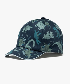 casquette imprime dinosaures bebe garcon bleuJ451701_1