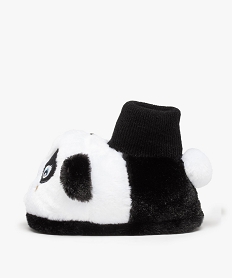 chaussons fille 3d panda avec col chaussette blancJ452101_3