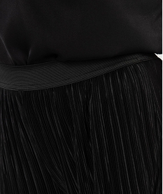 pantalon de soiree plisse brillant femme noirJ454801_2