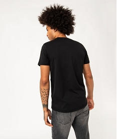 tee-shirt manches courtes imprime homme - roadsign noirJ456801_3