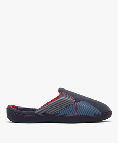 GEMO Chaussons homme mules confort en feutrine - Isotoner Bleu