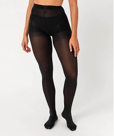 GEMO Collants pailletés femme noir standard