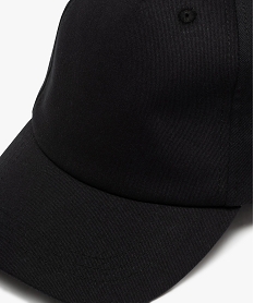 casquette en coton unie garcon noir standardJ487301_2