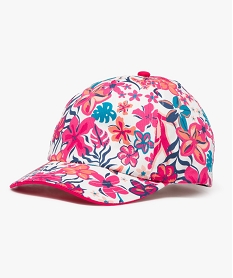 GEMO Casquette à motifs fleurs exotiques fille Rose