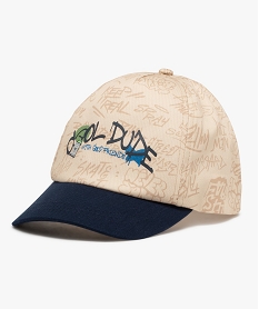 GEMO Casquette imprimée style streetwear garçon imprime bicolore