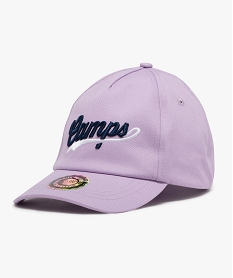 GEMO Casquette en coton avec logo brodé fille - Camps United violet standard