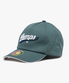 casquette en coton avec logo brode garcon - camps united vert standardJ489401_1