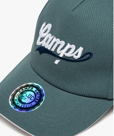 casquette en coton avec logo brode garcon - camps united vert standardJ489401_2