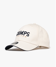 GEMO Casquette baseball brodée femme - Camps United blanc chine