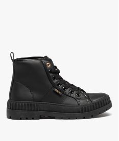 GEMO Boots rangers à lacets femme - B&M by Banana Moon noir standard