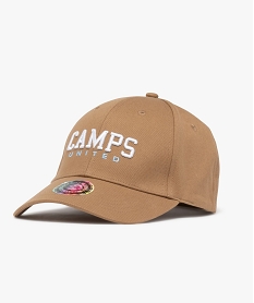 GEMO Casquette avec inscription brodée homme - Camps United marron vif
