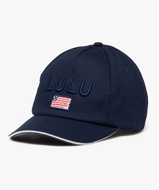 casquette avec drapeau americain garcon - lulucastagnette bleu standardJ496501_1