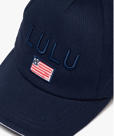 casquette avec drapeau americain garcon - lulucastagnette bleu standardJ496501_2