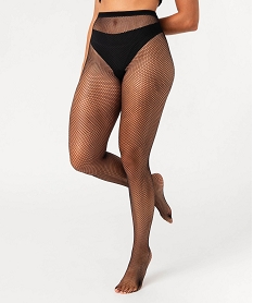 GEMO Collant résille femme noir standard