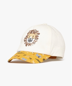 GEMO Casquette à motif lion bébé garçon Beige