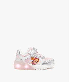GEMO Baskets bébé fille en mesh et à paillettes avec semelle lumineuse - Pat Patrouille rose standard
