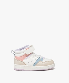 GEMO Baskets mid-cut motif géométriques bébé fille Multicolore