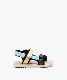 GEMO Sandales bébé garçon avec brides scratch en mesh Beige