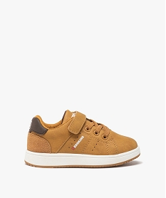 tennis a lacets elastiques et scratch garcon - redskins orange baskets a scratchJ542601_1