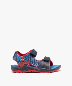 sandales garcon sport avec deux brides scratch - spiderman bleuJ548101_1