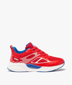 GEMO Baskets garçon légères en mesh - NASA rouge standard