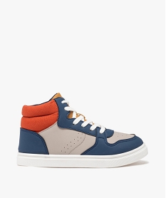 GEMO Baskets mid-cut à lacets garçon gris standard