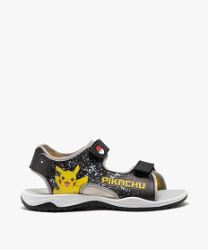 GEMO Sandales garçon à scratch sportswear Pikachu - Pokemon Noir