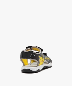 sandales garcon a scratch sportswear pikachu - pokemon noirJ561401_4