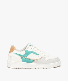 GEMO Baskets fille multicolores à lacets - Chipie blanc standard