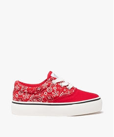 GEMO Tennis en toile imprimée bandana fille - Camps United rouge standard