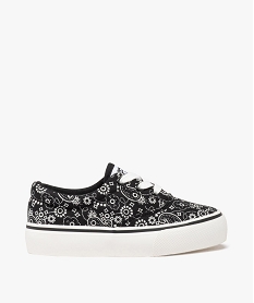 GEMO Tennis en toile imprimée fille - Camps United noir standard