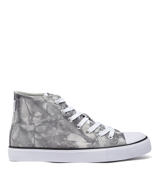 baskets homme en toile montante delavee - camps united gris baskets et tennisJ571901_1