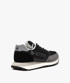 baskets homme casual bicolores a lacets - g-star raw noirJ575001_4