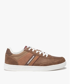 GEMO Tennis look vintage à semelle blanche homme - Carrera marron vif