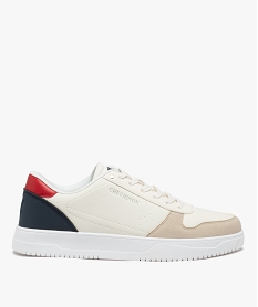 baskets homme casual a lacets avec details colores - chevignon blancJ576001_1