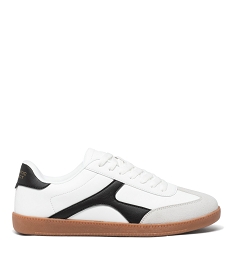 GEMO Baskets homme à bande contrastante - Camps United blanc chine