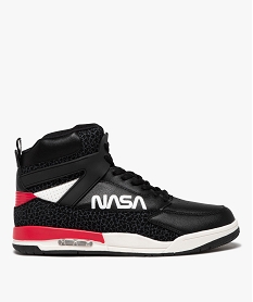 baskets homme mid-cut a lacets avec semelle a bulle dair - nasa noirJ578201_1