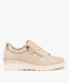 LING.HAUT ECRU CHAUSSURE PLAT BEIGE