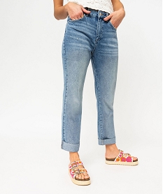 GEMO Mules à semelle plateforme en corde et brides en crochet femme rose standard