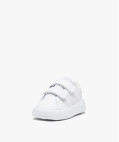 baskets bebe fille unies a double scratch avec semelle souple – adidas blancJ628401_3
