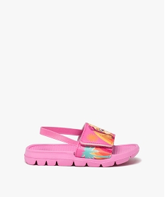 GEMO Mules de piscine fille à scratch et à bride élastique - Pat Patrouille rose standard