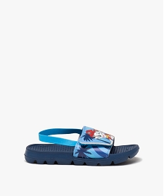 mules de piscine garcon avec bandeau a scratch et bride talon elastique - pat patrouille bleuJ631401_1