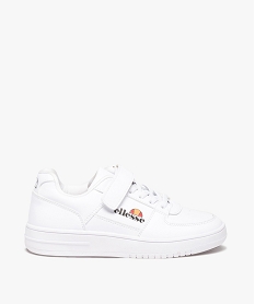 GEMO Baskets garçon unies à scratch style rétro - Ellesse blanc chine