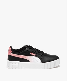 GEMO Baskets fille à lacets avec bande contrastante - Puma noir vif