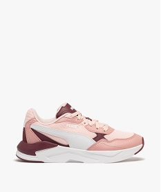 GEMO Baskets fille running en mesh à semelle épaisse - Puma Rose