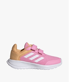 GEMO Baskets fille bicolores style running à lacets – Adidas rose vif